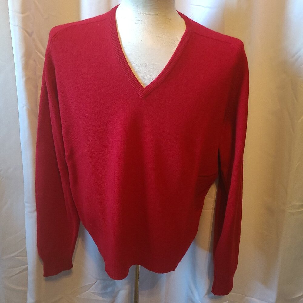 Men's Alan Paine Sweater - Continental Inc. Virgin Islands 100% Cashmere - 42